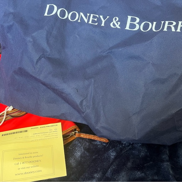 Dooney and Bourke Flapover Crossbody Red New with Tags - Picture 3 of 10
